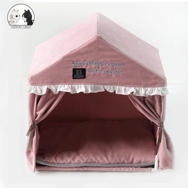 cat beds & furniture pink princess cats pet luxury villas house soft warm bed with curtain puppy winter kennel nest mat cushion products
cat beds & furniture pink princess cats pet luxury villas house soft warm bed with curtain puppy winter kennel nest mat cushion products