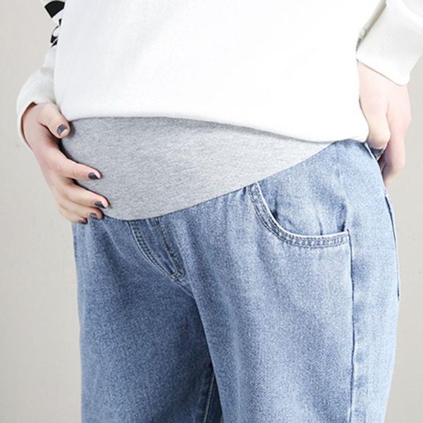 maternity bottoms pregnant stretch washed denim jeans summer fashion pencil trousers clothes for women pregnancy pants, White
maternity bottoms pregnant stretch washed denim jeans summer fashion pencil trousers clothes for women pregnancy pants, White