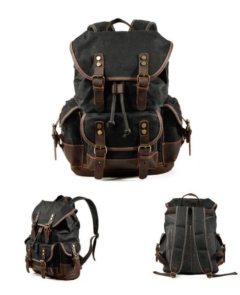 backpack ,leisure travel backpack,vintage oil wax canvas schoolbag.durable leather bag,fashion backpack.classic trend bag.
backpack ,leisure travel backpack,vintage oil wax canvas schoolbag.durable leather bag,fashion backpack.classic trend bag.