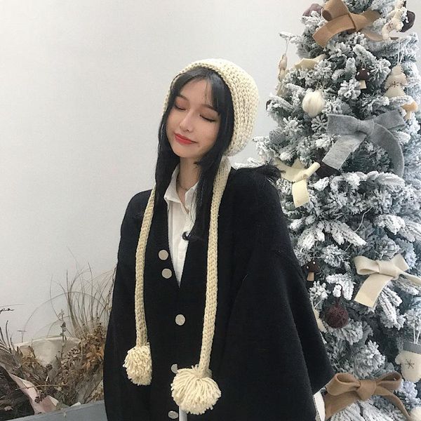 beanies autumn winter hat women soft ladies cute pompoms snow ski trapper earflap cap female knitted with drawstring chin strap
beanies autumn winter hat women soft ladies cute pompoms snow ski trapper earflap cap female knitted with drawstring chin strap