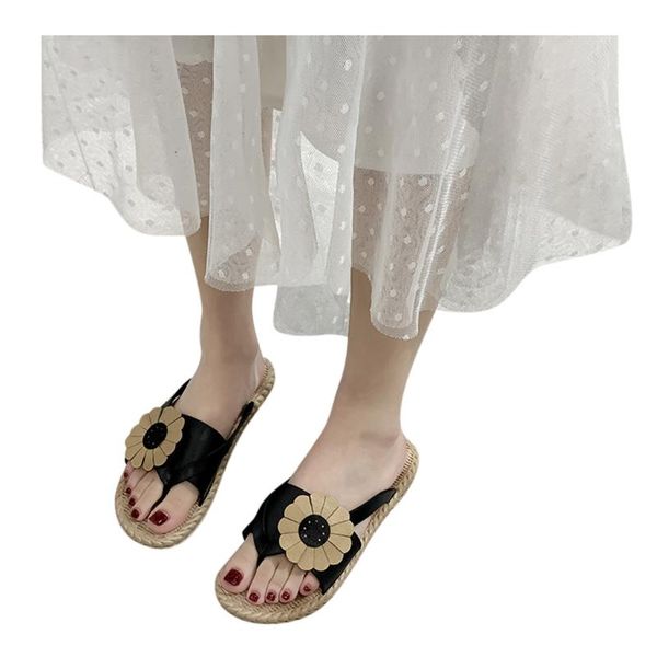 slippers sagace flowers women girl summer retro roman shoes for ladies comfort open toe outdoor beach slipper mujer, Black
slippers sagace flowers women girl summer retro roman shoes for ladies comfort open toe outdoor beach slipper mujer, Black