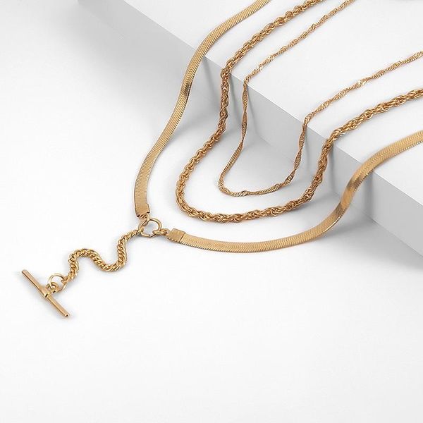 chains 1 pc 2021 fashion golden multi- chain multi-layer geometric metal pendant necklace party ladies jewelry supplies, Silver
chains 1 pc 2021 fashion golden multi- chain multi-layer geometric metal pendant necklace party ladies jewelry supplies, Silver