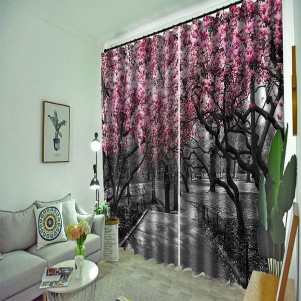 custom 3d curtain fabric pink scenery curtains blackout for living room bedding drapes
custom 3d curtain fabric pink scenery curtains blackout for living room bedding drapes