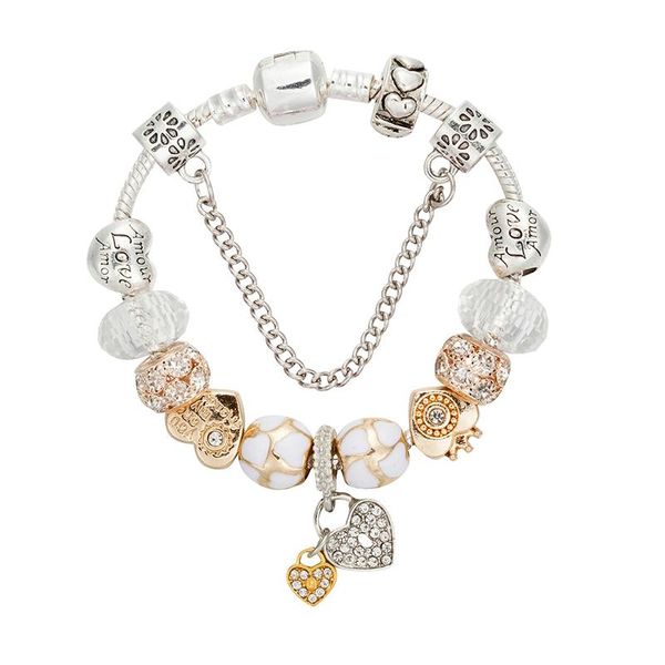 charm bracelets annapaer drop heart pendant bracelet taki luxury silver charms & bangles for women diy jewelry gift b18011, Golden;silver
charm bracelets annapaer drop heart pendant bracelet taki luxury silver charms & bangles for women diy jewelry gift b18011, Golden;silver