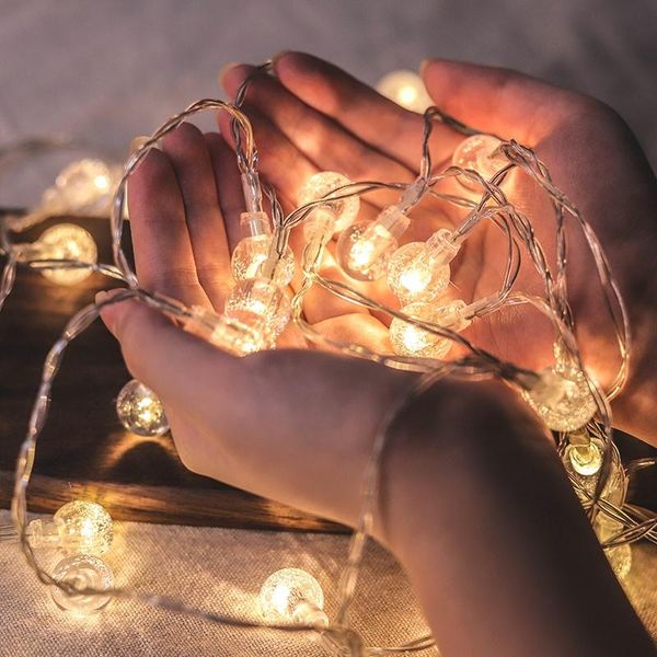 strings led string lights with gypsophila bubble ball holiday lighting fairy garland battery indoor for christmas wedding party decors
strings led string lights with gypsophila bubble ball holiday lighting fairy garland battery indoor for christmas wedding party decors