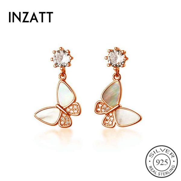 inzareal 925 sterling silver zircon butterfly stud earrings for fashion women party cute animal fine jewelry accessories, Golden;silver
inzareal 925 sterling silver zircon butterfly stud earrings for fashion women party cute animal fine jewelry accessories, Golden;silver
