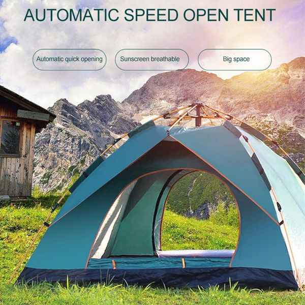3-4person large automatic -up tent waterproof family camping hiking throw awning tents outdoor sunshelter 4-color and shelters
3-4person large automatic -up tent waterproof family camping hiking throw awning tents outdoor sunshelter 4-color and shelters
