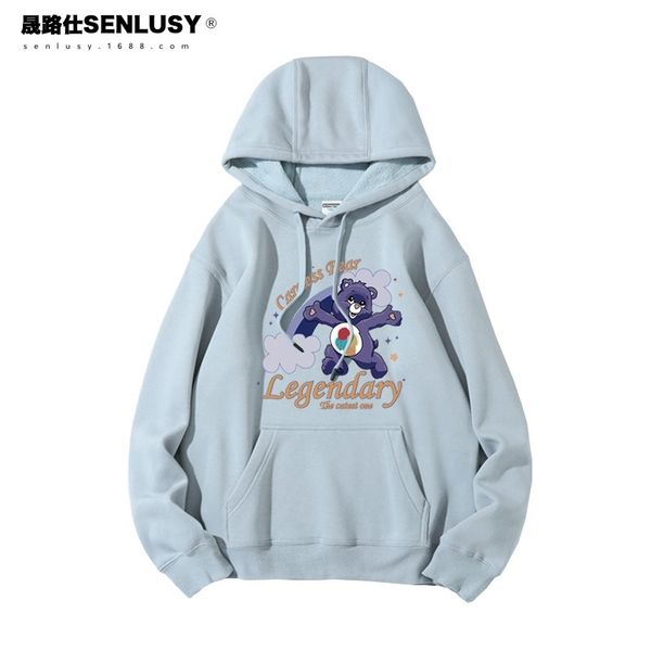 autumn winter 2020 plush thickened loose sweater happy bear cartoon hoodie men's and women's 3xcoverage coat, Black
autumn winter 2020 plush thickened loose sweater happy bear cartoon hoodie men's and women's 3xcoverage coat, Black