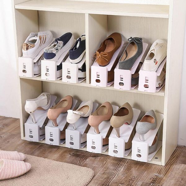clothing & wardrobe storage adjustable shoe organizer space saver plastic racks modern double rack stand shelf for living room
clothing & wardrobe storage adjustable shoe organizer space saver plastic racks modern double rack stand shelf for living room