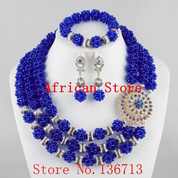 earrings & necklace african beads jewelry sets nigerian wedding full bridal bs301-13, Silver
earrings & necklace african beads jewelry sets nigerian wedding full bridal bs301-13, Silver