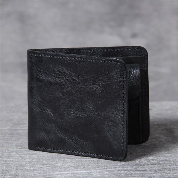 wallets simple vintage luxury genuine leather black men's women's wallet handmade cowhide ultra-thin short card holder coin purse, Red;black
wallets simple vintage luxury genuine leather black men's women's wallet handmade cowhide ultra-thin short card holder coin purse, Red;black