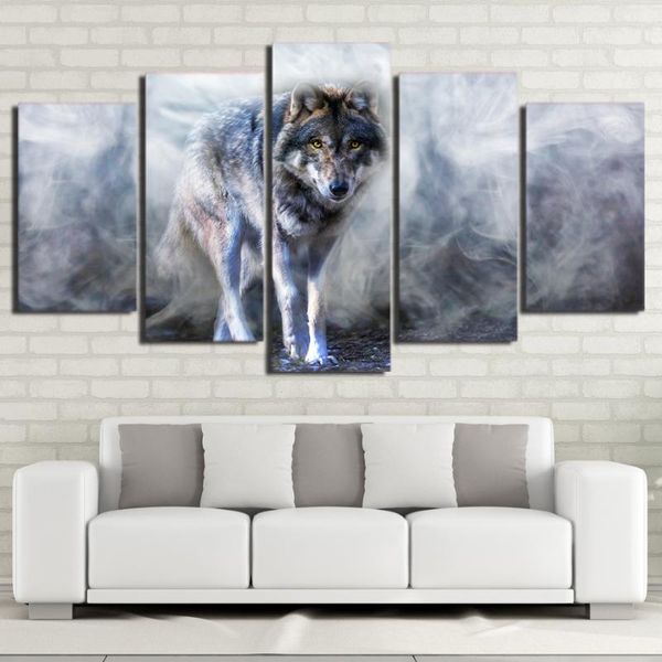 howling wolf painting pictures modular canvas art 5 panel animal wolfs posters and print wall picture for living room home decor paintings
howling wolf painting pictures modular canvas art 5 panel animal wolfs posters and print wall picture for living room home decor paintings