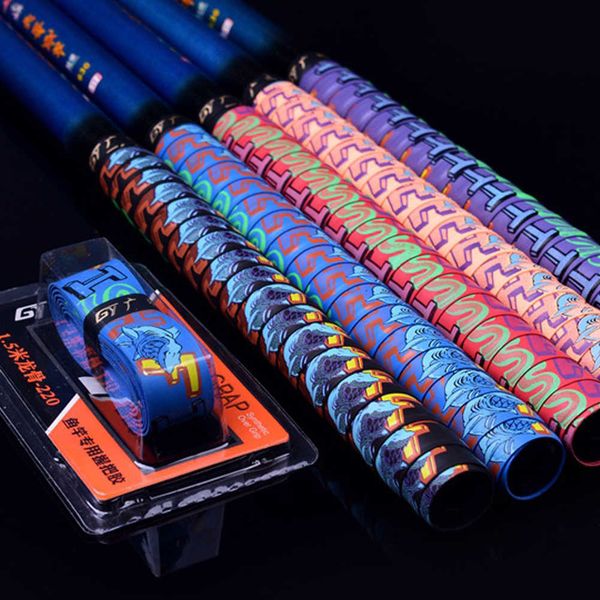 1.5m anti-slip sweatband printing badminton grip tennis overgrip sport tape windings over for fishing rod squash padel racket, Yellow;black
1.5m anti-slip sweatband printing badminton grip tennis overgrip sport tape windings over for fishing rod squash padel racket, Yellow;black