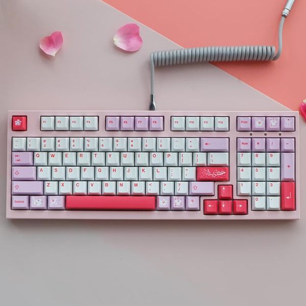 keyboards hazakura pink red keycap for cherry mx gateron kailh boxc switch mechanical keyboard 60 87 104 profile 132 pbt key cap
keyboards hazakura pink red keycap for cherry mx gateron kailh boxc switch mechanical keyboard 60 87 104 profile 132 pbt key cap