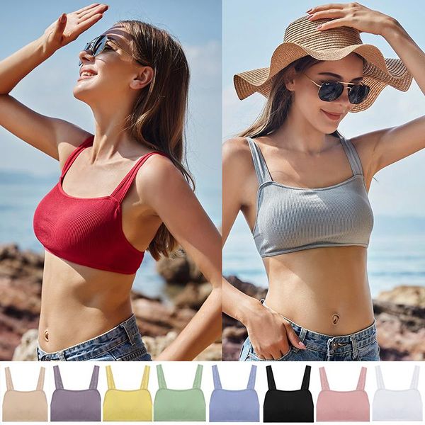 camisoles & tanks finetoo women's seamless tube push up bralette for ladies 10 solid colors femme underwear s-xl camisole bras, Black;white
camisoles & tanks finetoo women's seamless tube push up bralette for ladies 10 solid colors femme underwear s-xl camisole bras, Black;white
