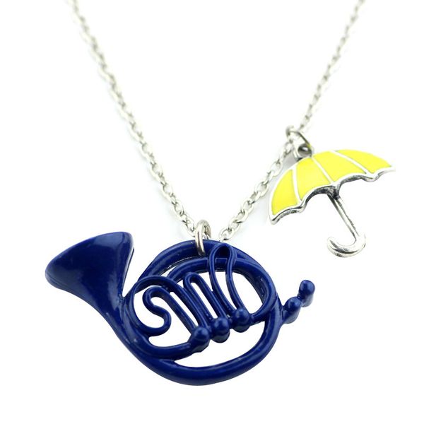 horn umbrella design metal necklace with pendant fashion casual gift anniversary party, Silver
horn umbrella design metal necklace with pendant fashion casual gift anniversary party, Silver