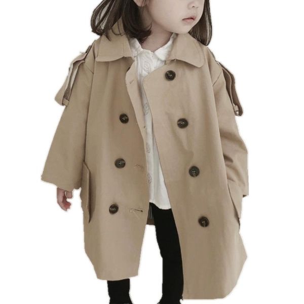 coat spring autumn fashion boys girls solid color long trench baby loose double breasted turn-down collar jackets outwear, Blue;gray
coat spring autumn fashion boys girls solid color long trench baby loose double breasted turn-down collar jackets outwear, Blue;gray