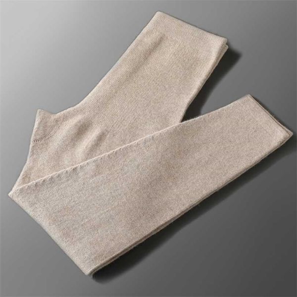 s pant autumn winter cashmere and wool leggings long elastic ladies pant woman trousers high-quality 211130, Black
s pant autumn winter cashmere and wool leggings long elastic ladies pant woman trousers high-quality 211130, Black