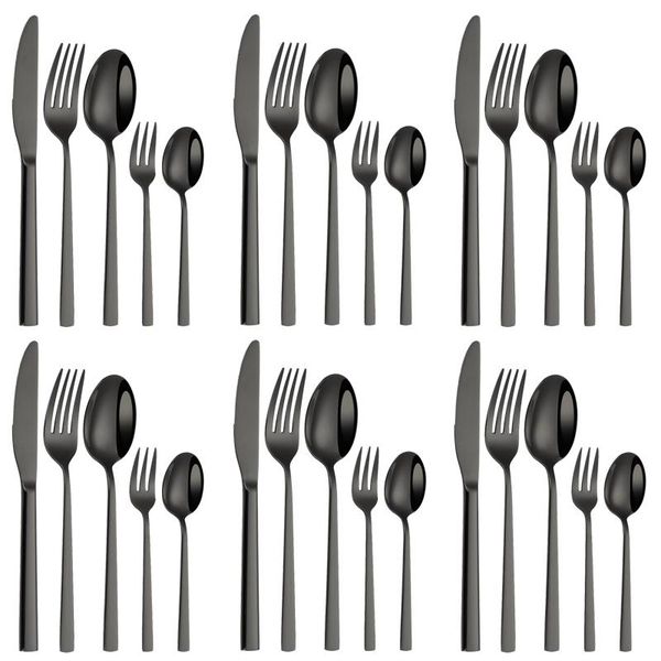 dinnerware sets western cutlery set 30 pieces stainless steel tableware black spoon fork dining knife complete home kitchen
dinnerware sets western cutlery set 30 pieces stainless steel tableware black spoon fork dining knife complete home kitchen