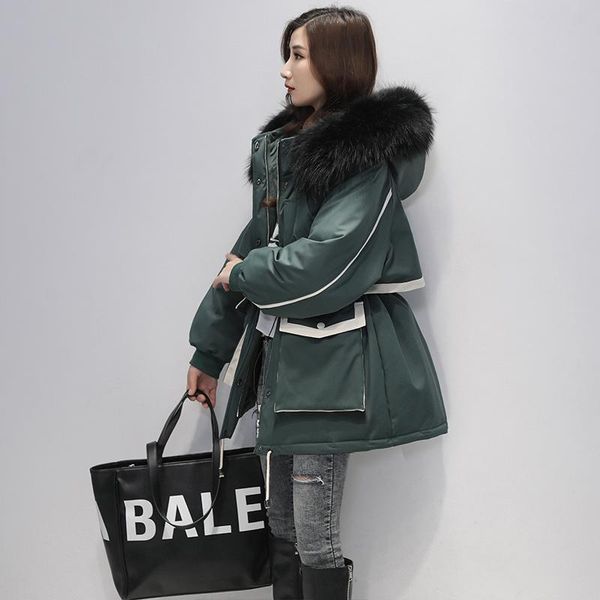 women's down & parkas winter jacket women 2021 korean style coat real raccoon fur collar coats and jackets female clothes wpy17, Black
women's down & parkas winter jacket women 2021 korean style coat real raccoon fur collar coats and jackets female clothes wpy17, Black