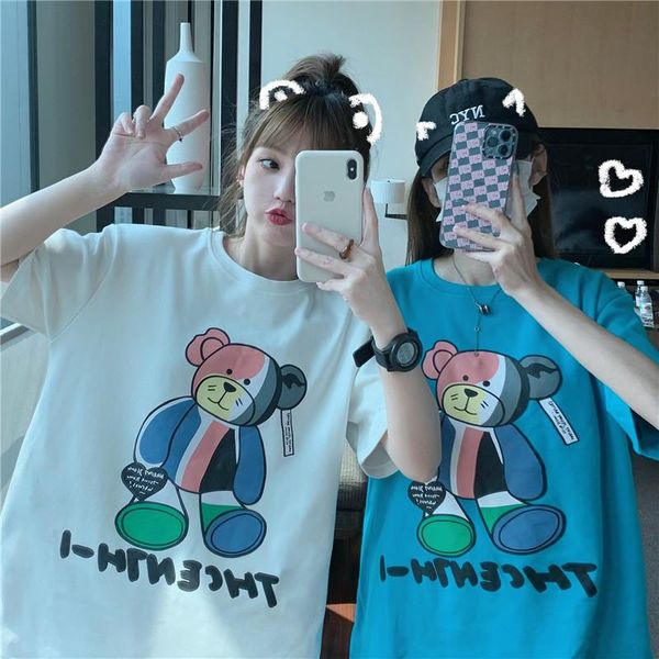women's t-shirt vogue bear cartoon t shirt harajuku ulzzang print female tshirt funny oversized fashion graphic femme ropa mujer, White
women's t-shirt vogue bear cartoon t shirt harajuku ulzzang print female tshirt funny oversized fashion graphic femme ropa mujer, White