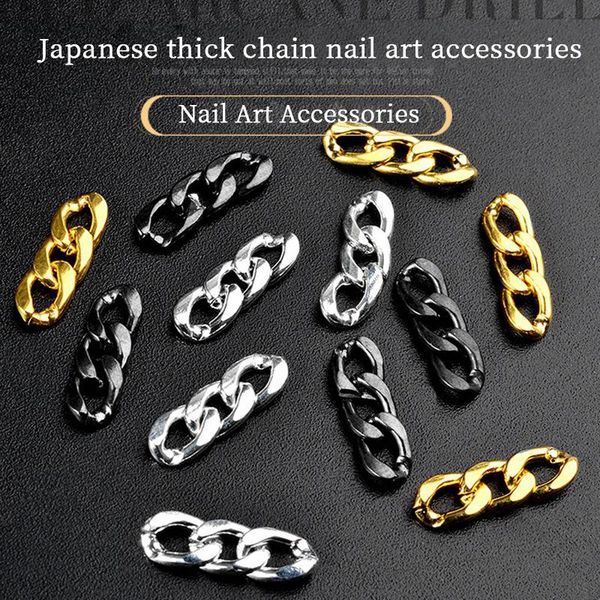 nail art decorations 1 bag of3dmetal chain link buckle thick decoration alloy designdiynail slider accessorie tool, Silver;gold
nail art decorations 1 bag of3dmetal chain link buckle thick decoration alloy designdiynail slider accessorie tool, Silver;gold