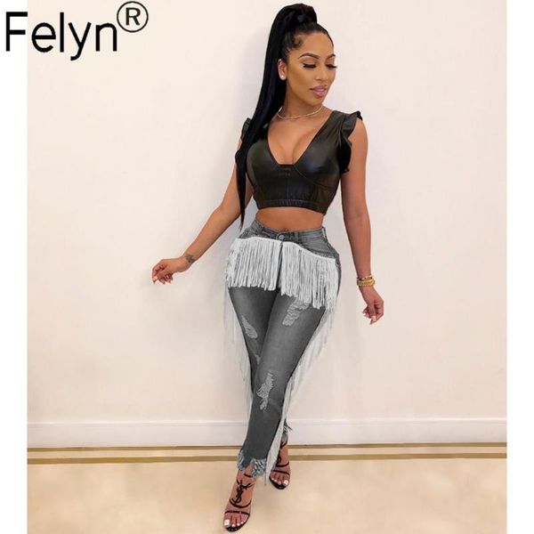 felyn 2021 quality fashion design jeans color solid long tassel plus size spring autumn casual wear bottoms women's, Blue
felyn 2021 quality fashion design jeans color solid long tassel plus size spring autumn casual wear bottoms women's, Blue
