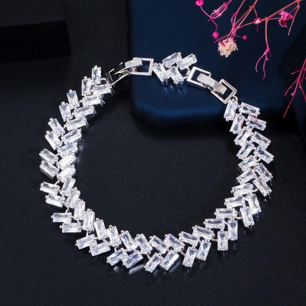 link, chain women's korean hand jewelry with high-grade zircon simple plated 18k platinum bracelet, Black
link, chain women's korean hand jewelry with high-grade zircon simple plated 18k platinum bracelet, Black