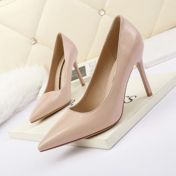 dress shoes single women's style autumn european and american pointed shallow mouth high heel women, Black
dress shoes single women's style autumn european and american pointed shallow mouth high heel women, Black
