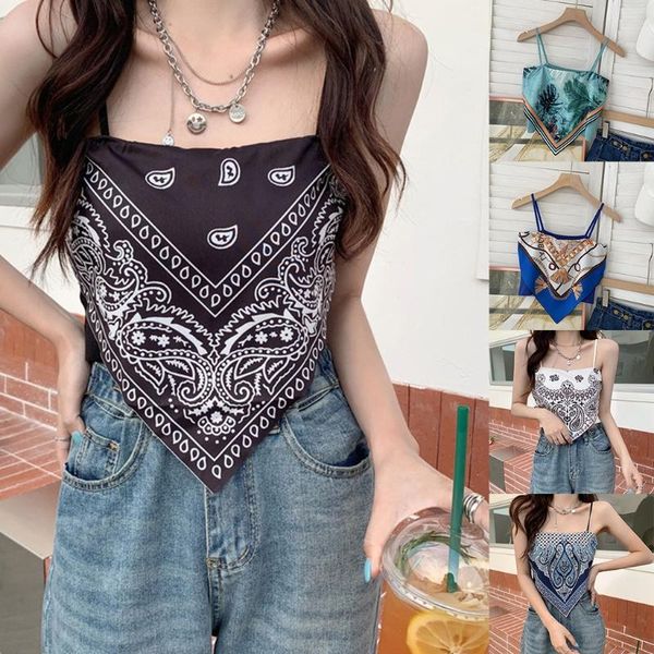 women's tanks & camis women summer spaghetti strap tube boho paisley leaves print slim bandeau camisole backless asymmetrical vest, White
women's tanks & camis women summer spaghetti strap tube boho paisley leaves print slim bandeau camisole backless asymmetrical vest, White