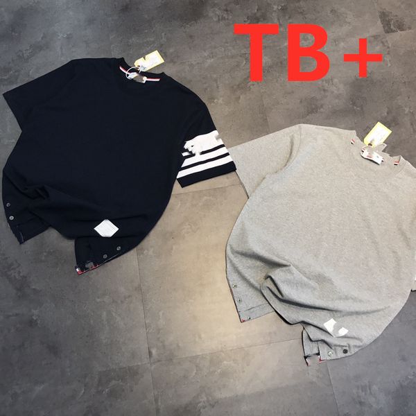 chao brand tb 21 summer new zhudi cotton mesh four bar short sleeve comfortable and breathable yarn dyed round neck casual t-shirt, White
chao brand tb 21 summer new zhudi cotton mesh four bar short sleeve comfortable and breathable yarn dyed round neck casual t-shirt, White
