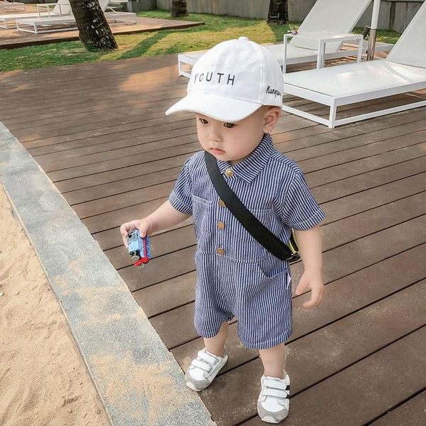 children summer short sleeve denim romper baby fashion out wear cowboy jumpsuit born boy with button shorts, Black
children summer short sleeve denim romper baby fashion out wear cowboy jumpsuit born boy with button shorts, Black