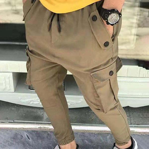 men's pants cargo trousers for men 2021 clothing sports jogging multi-pocket sweatpants spodnie, Black
men's pants cargo trousers for men 2021 clothing sports jogging multi-pocket sweatpants spodnie, Black