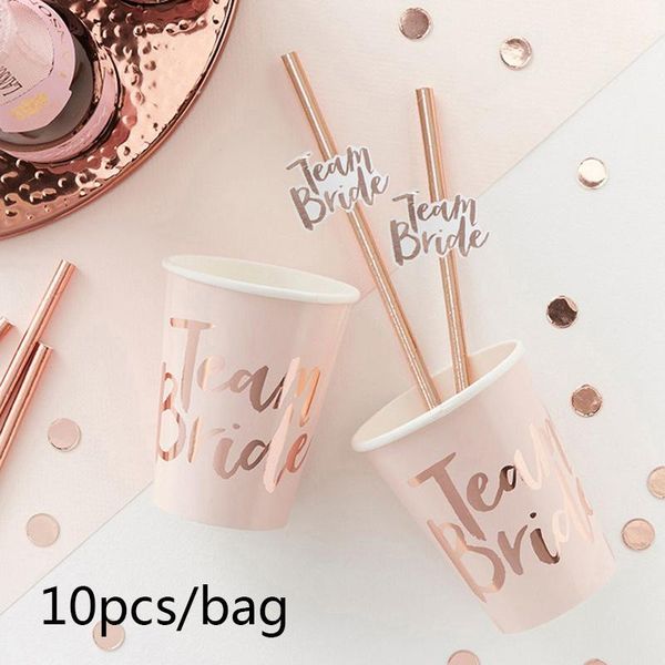 disposable dinnerware 10pcs bride to be rose gold straw team wedding drinking hen party decorat
disposable dinnerware 10pcs bride to be rose gold straw team wedding drinking hen party decorat