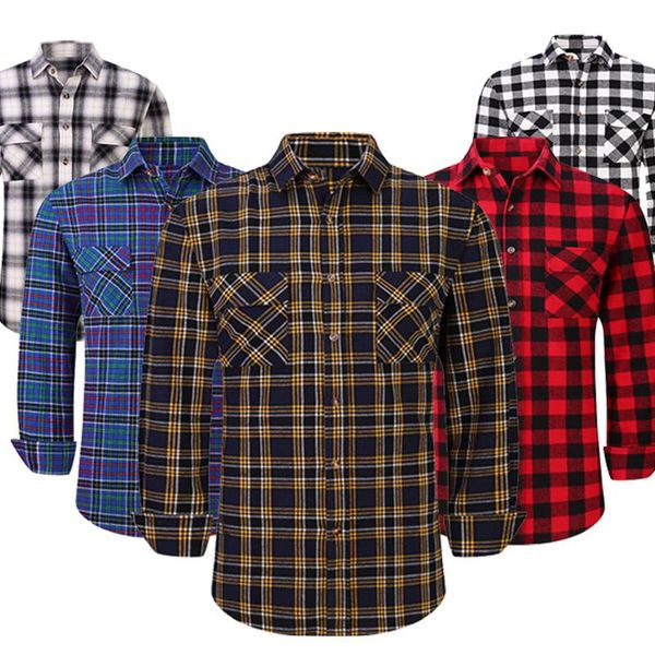 men's casual shirts mens plaid flannel jacket men long sleeve button up check blouse camisa masculina xadrez, White;black
men's casual shirts mens plaid flannel jacket men long sleeve button up check blouse camisa masculina xadrez, White;black