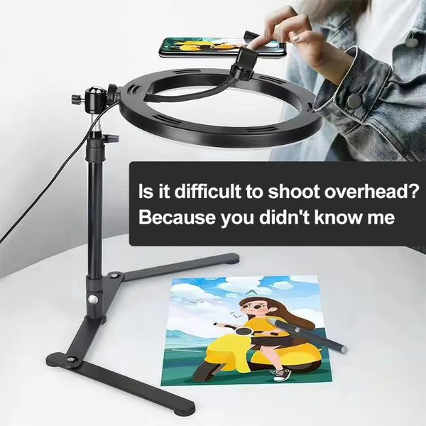 selfie ring light 26cm table fill lamp with tripod stand pography lighting phone ringlight for youtube video live flash heads
selfie ring light 26cm table fill lamp with tripod stand pography lighting phone ringlight for youtube video live flash heads