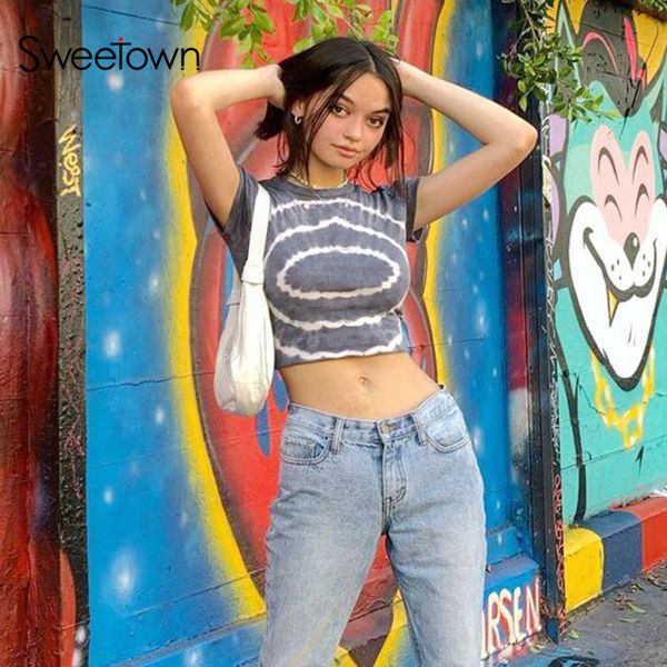 sweetown y2k aesthetic e girl baby tee 2021 fashion women paisley print cute kawaii clothes short sleeve o neck woman tshirts, Black;white
sweetown y2k aesthetic e girl baby tee 2021 fashion women paisley print cute kawaii clothes short sleeve o neck woman tshirts, Black;white