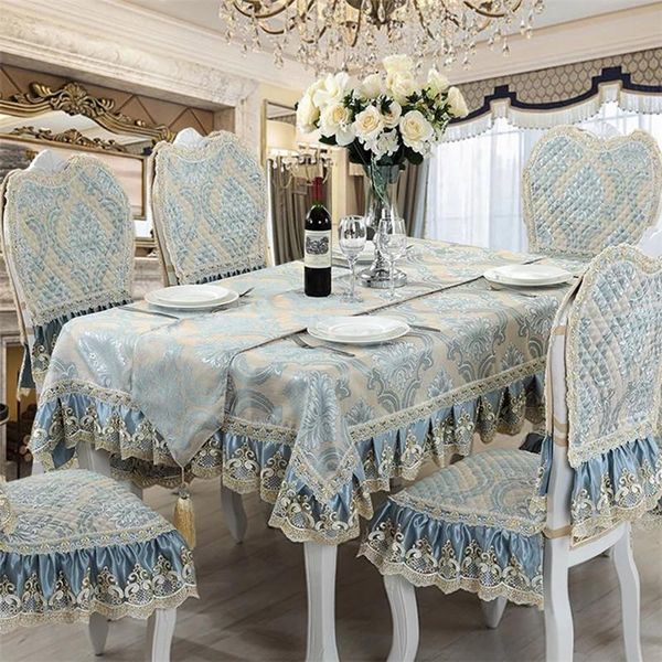 8pcs/set european-style luxury lace embroidery tablecloth table runner chair cover cushion set, noble and elegant, home boutique cloth
8pcs/set european-style luxury lace embroidery tablecloth table runner chair cover cushion set, noble and elegant, home boutique cloth