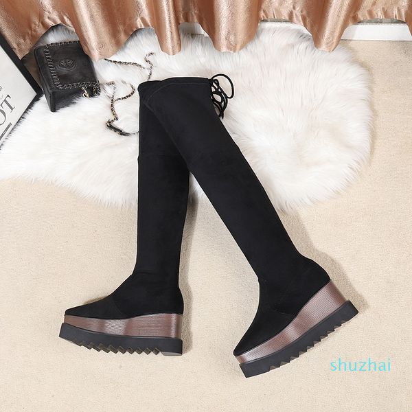 european and american elastic boots increase comfort fashion designer's design 2022, Black
european and american elastic boots increase comfort fashion designer's design 2022, Black