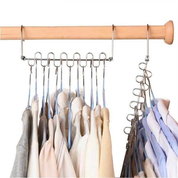 4pcs multifunctional magic clothes hanging chain metal closet hangers shirts tidy save space clothing organizer & racks
4pcs multifunctional magic clothes hanging chain metal closet hangers shirts tidy save space clothing organizer & racks