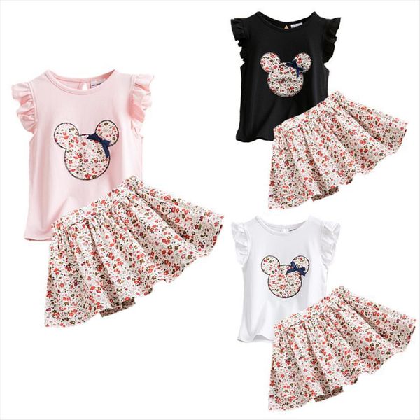 baby girls clothes set summer ruffle sleeve t shirt floral print skirt toddler kids bear cartoon outfits suit children tracksuit, White
baby girls clothes set summer ruffle sleeve t shirt floral print skirt toddler kids bear cartoon outfits suit children tracksuit, White