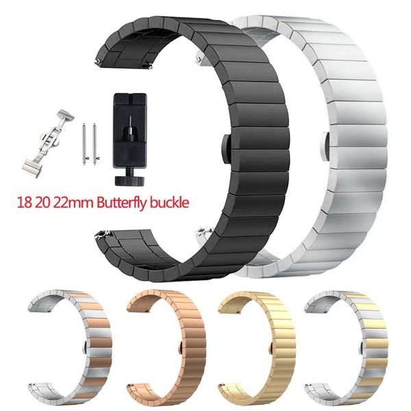 watch bands stainless steel solid strap for samsung galaxy 3 45/active2 butterfly buckle business bracelet huawei gt2 46mm, Black;brown
watch bands stainless steel solid strap for samsung galaxy 3 45/active2 butterfly buckle business bracelet huawei gt2 46mm, Black;brown