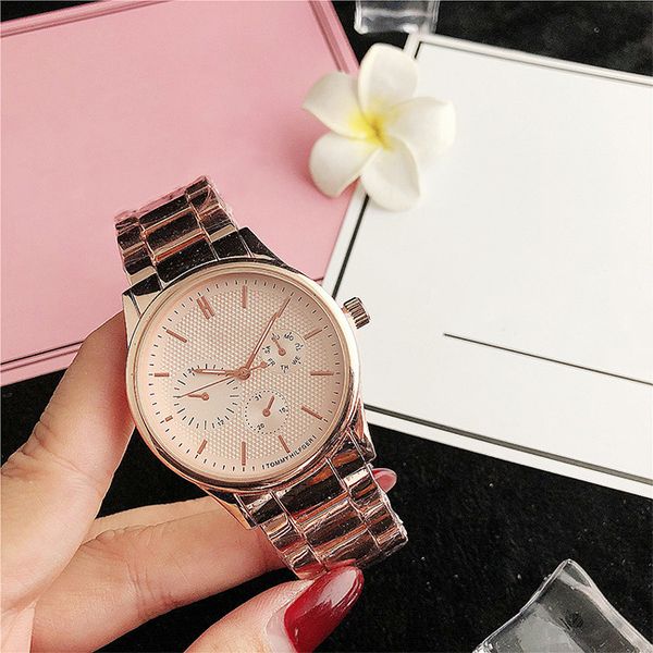 2022 new women's watch fashion classic rose gold 38mm quartz sfolding clasp stainless steel watches for relojes gift., Slivery;brown
2022 new women's watch fashion classic rose gold 38mm quartz sfolding clasp stainless steel watches for relojes gift., Slivery;brown
