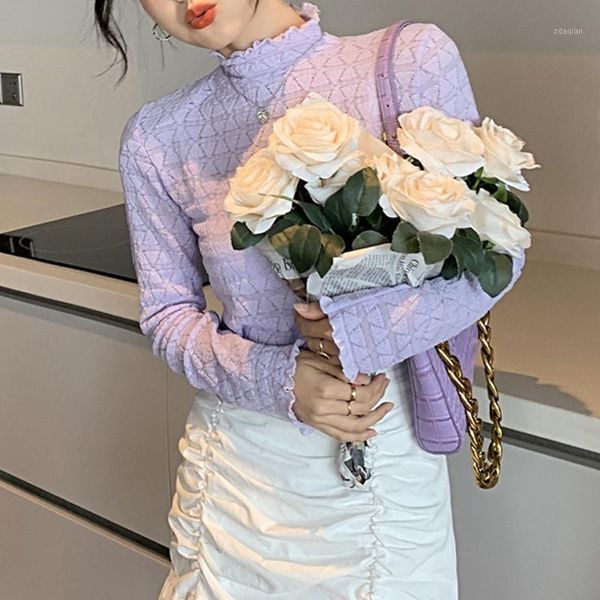 autumn women shirt long sleeve net mesh hollow out casual half turtleneck crochet white blouse women's blouses & shirts
autumn women shirt long sleeve net mesh hollow out casual half turtleneck crochet white blouse women's blouses & shirts