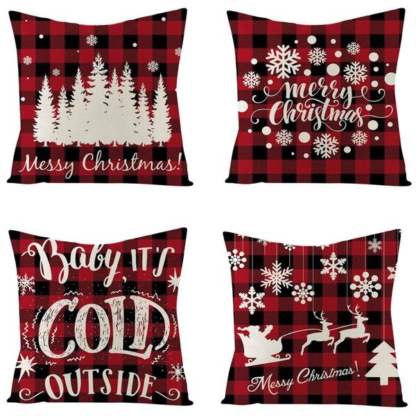 christmas cartoon santa claus elk cushion cover red plaid throw pillow ornaments natale 2021 xmas gifts sofa cushions cushion/decorative
christmas cartoon santa claus elk cushion cover red plaid throw pillow ornaments natale 2021 xmas gifts sofa cushions cushion/decorative