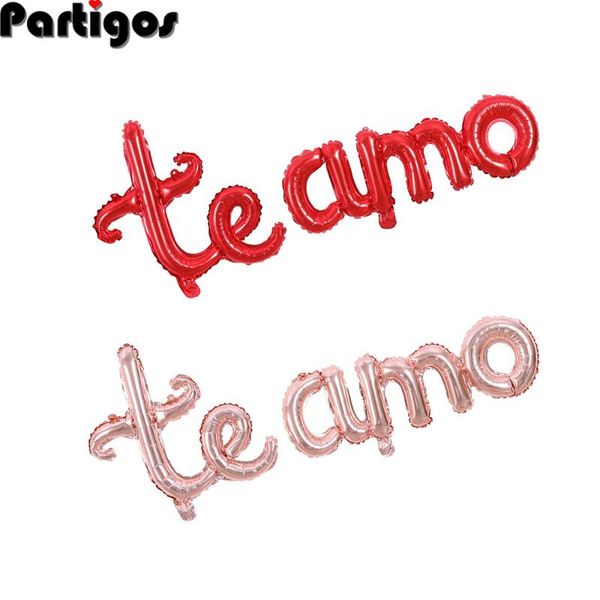 party decoration 1set te amo letter balloon spanish i love you foil ballons happy valentine's day wedding birthday globos
party decoration 1set te amo letter balloon spanish i love you foil ballons happy valentine's day wedding birthday globos