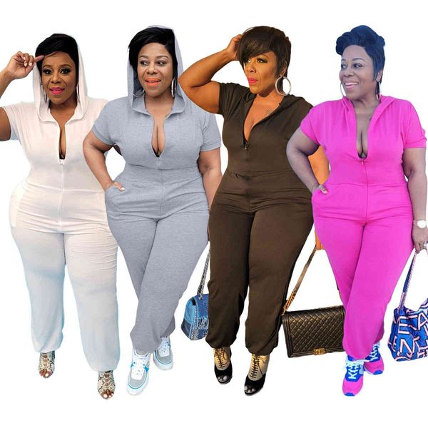 plus size dresses q7186 large fashion deep v 5xl jumpsuit