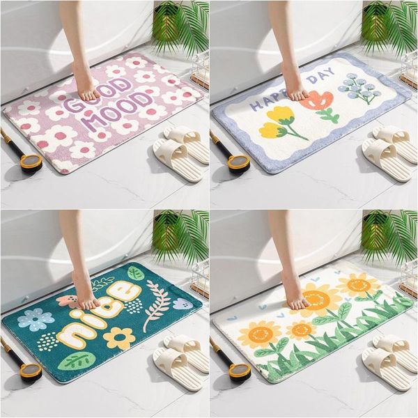 carpets green flower bathroom doormat carpet entrance floor mat non-slip cartoon rug pet absorbent bath tub kitchen living room
carpets green flower bathroom doormat carpet entrance floor mat non-slip cartoon rug pet absorbent bath tub kitchen living room