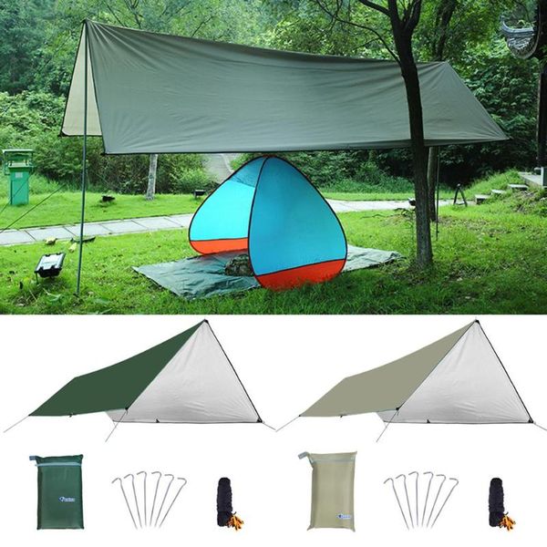 300x400cm camping tarp silver coated canopy multifunctional tent footprint for camping, hiking and survival gear waterproof tents shelters
300x400cm camping tarp silver coated canopy multifunctional tent footprint for camping, hiking and survival gear waterproof tents shelters