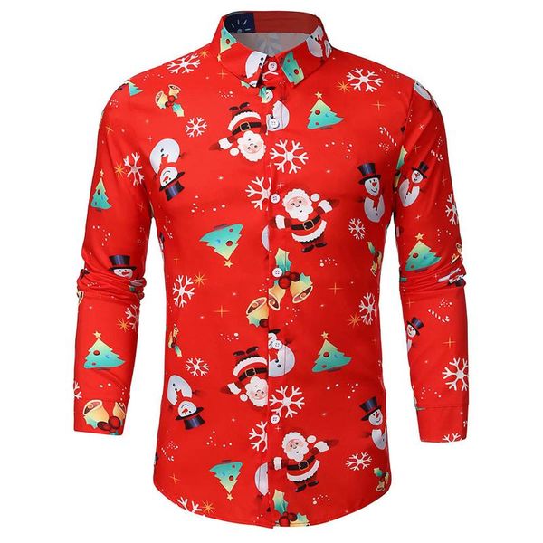 men's casual shirts 2021 men winter autumn long sleeve christmas deer print fashion cute shirt blouse turn down collar, White;black
men's casual shirts 2021 men winter autumn long sleeve christmas deer print fashion cute shirt blouse turn down collar, White;black
